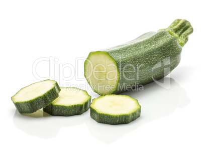 Fresh Zucchini isolated on white Fresh Zucchini isolated on white