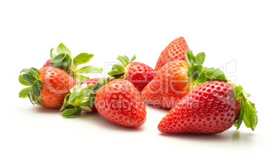 Fresh Strawberry isolated on white