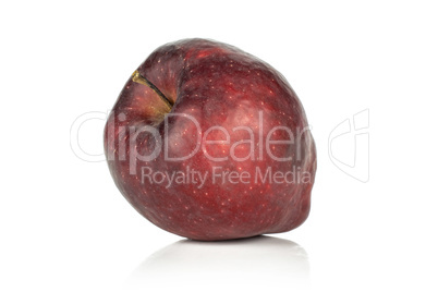 Fresh raw apple red delicious isolated on white