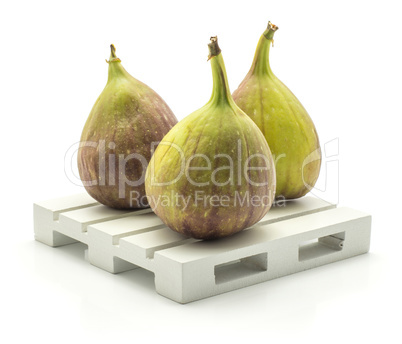 Fresh Fig isolated on white background