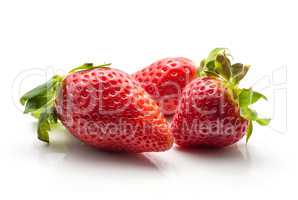 Fresh Strawberry isolated on white