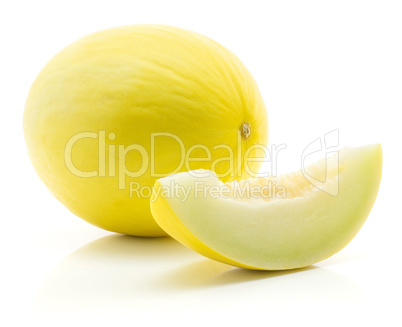 Melon Honeydew isolated on white