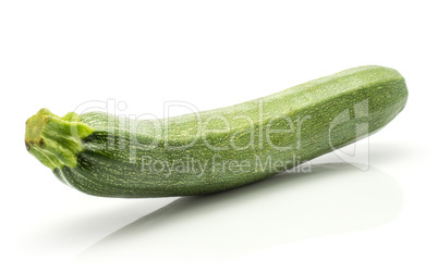 Fresh Zucchini isolated on white