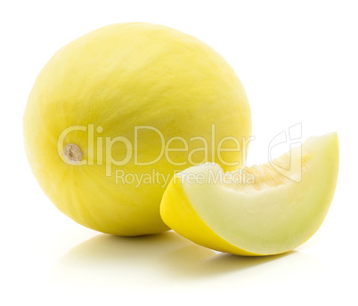 Melon Honeydew isolated on white