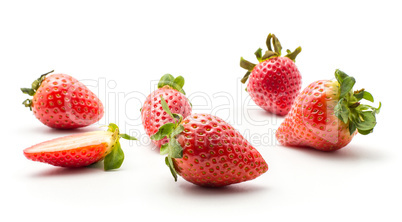 Fresh Strawberry isolated on white