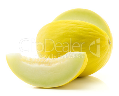 Melon Honeydew isolated on white