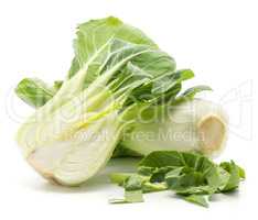 Fresh Bok choy isolated on white