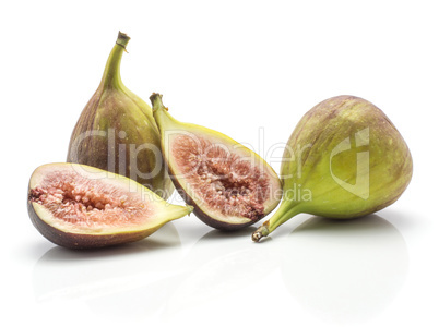 Fresh Fig isolated on white background