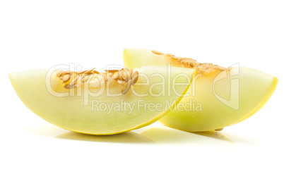 Melon Honeydew isolated on white