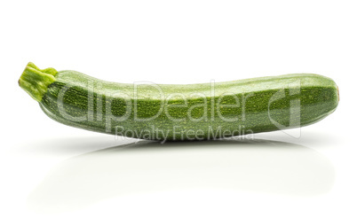 Fresh Zucchini isolated on white