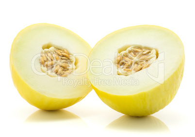 Melon Honeydew isolated on white