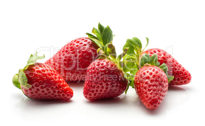 Fresh Strawberry isolated on white