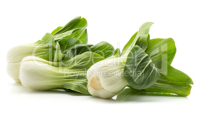 Fresh Bok choy isolated on white