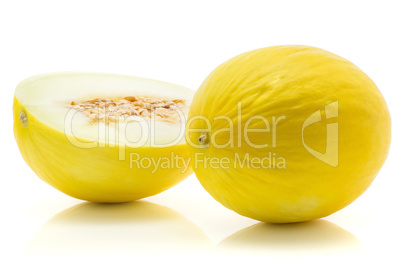 Melon Honeydew isolated on white