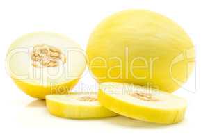 Melon Honeydew isolated on white