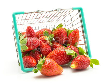 Fresh Strawberry isolated on white