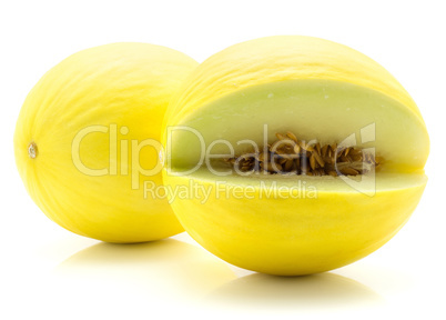 Melon Honeydew isolated on white