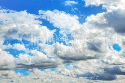 Sky with clouds