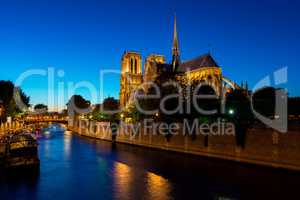 Night over Notre Dame