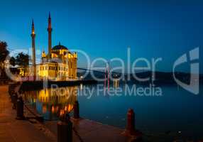 Mosque Ortakoy at sunrise