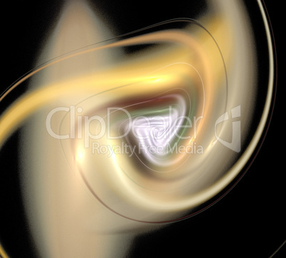 image of one Digital Fractal on Black Color image of one Digital Fractal on Black Color