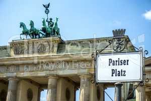 Pariser Platz am Brandenburger Tor