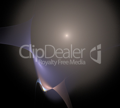 image of one Digital Fractal on Black Color image of one Digital Fractal on Black Color