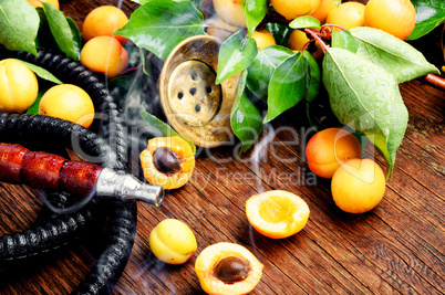 Eastern shisha with apricot