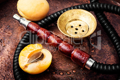 Hookahs shisha with apricot