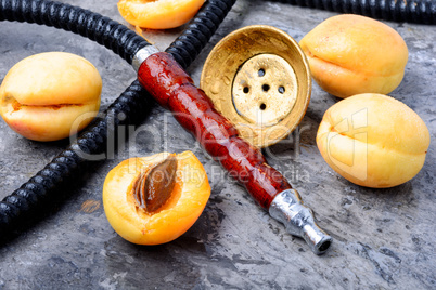 Eastern shisha with apricot