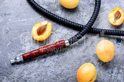 Hookahs shisha with apricot