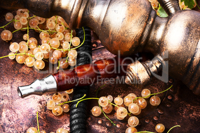 oriental shisha with white currant