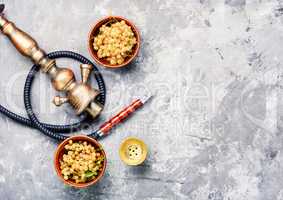 oriental shisha with white currant