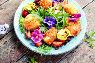 Colorful summer salad