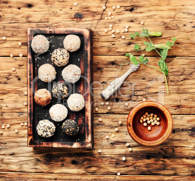 Vegan chocolate truffles