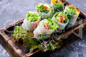 Vegetable spring rolls