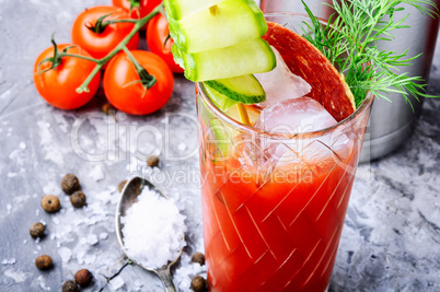 Fresh tomato juice