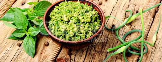 Pesto - Italian cuisine sauce