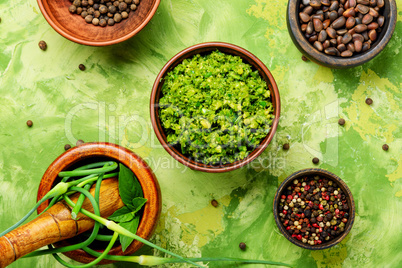 Pesto - Italian cuisine sauce