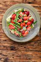 Vitamin salad with strawberry