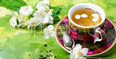 Herbal tea with jasmine