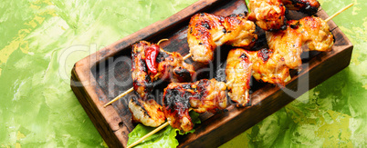 Tasty grilled chicken wings