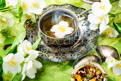 Green tea with jasmine