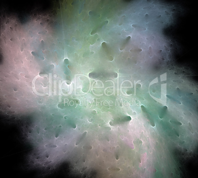 image of one Digital Fractal on Black Color image of one Digital Fractal on Black Color