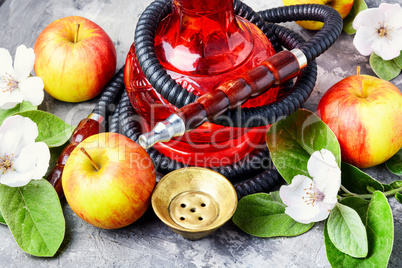 Hookah with apple