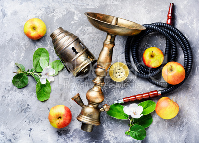 Hookah with apple