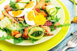 Diet vegetarian salad.Vegan salad