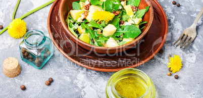 Diet vegetarian salad