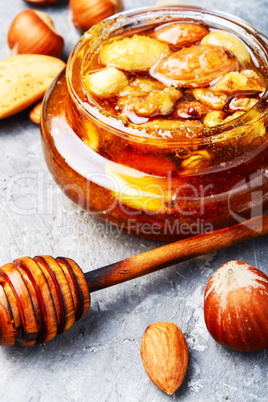 Honey with nuts
