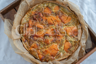 Räucherlachs Quiche